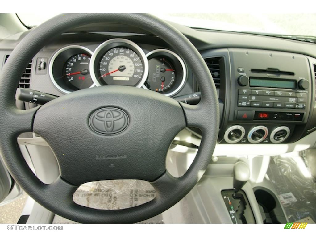 2011 Toyota Tacoma Regular Cab Graphite Gray Dashboard Photo #45574026