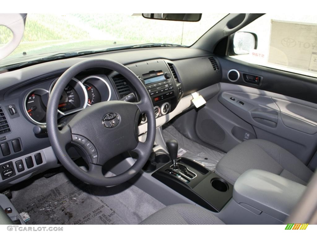 Graphite Gray Interior 2011 Toyota Tacoma Access Cab Photo #45574162