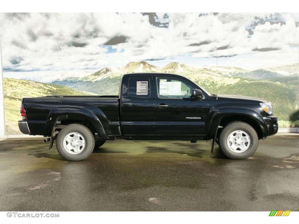 Black 2011 Toyota Tacoma V6 SR5 Access Cab 4x4 Exterior Photo #45574602