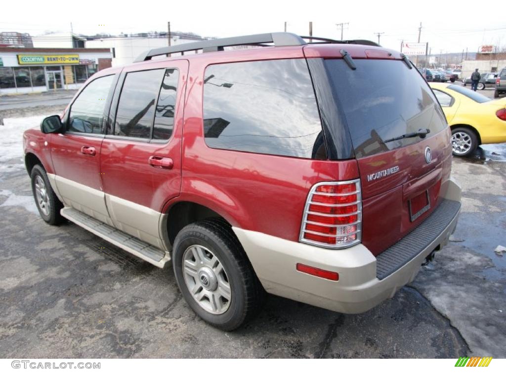 Vivid Red Metallic 2005 Mercury Mountaineer V6 AWD Exterior Photo #45574638