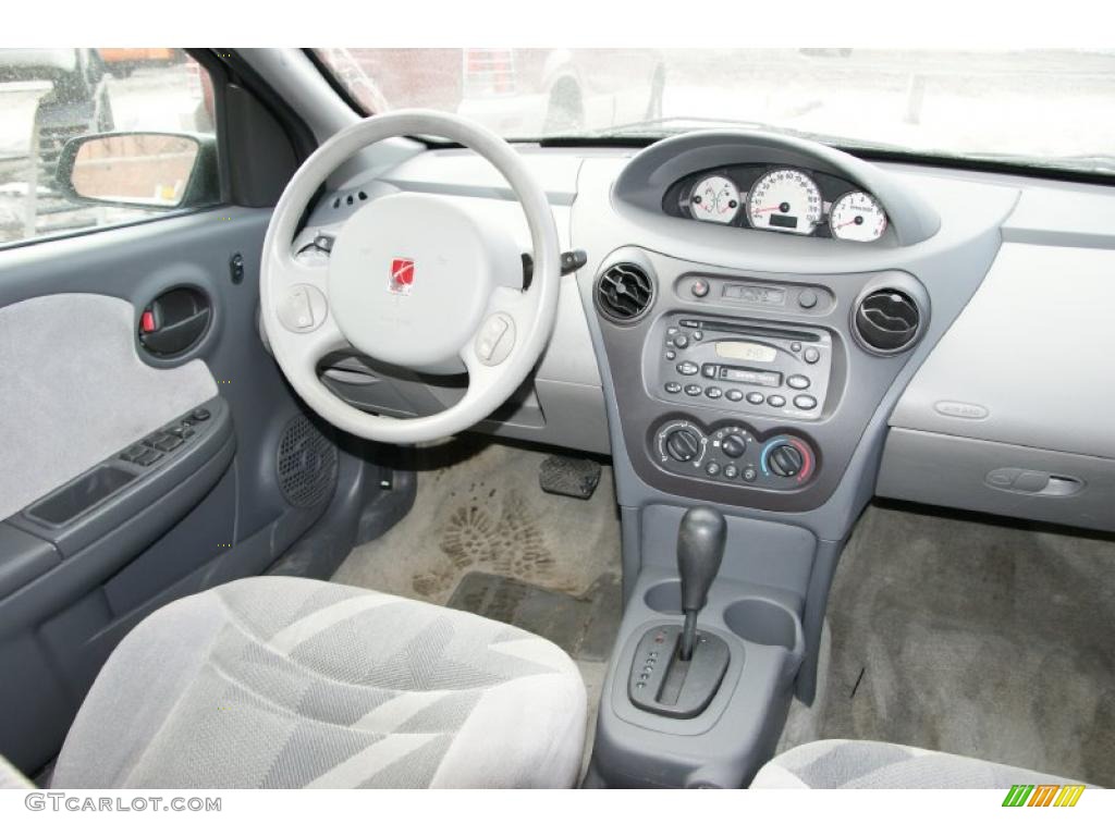 2003 Saturn ION 3 Sedan Gray Dashboard Photo #45575146