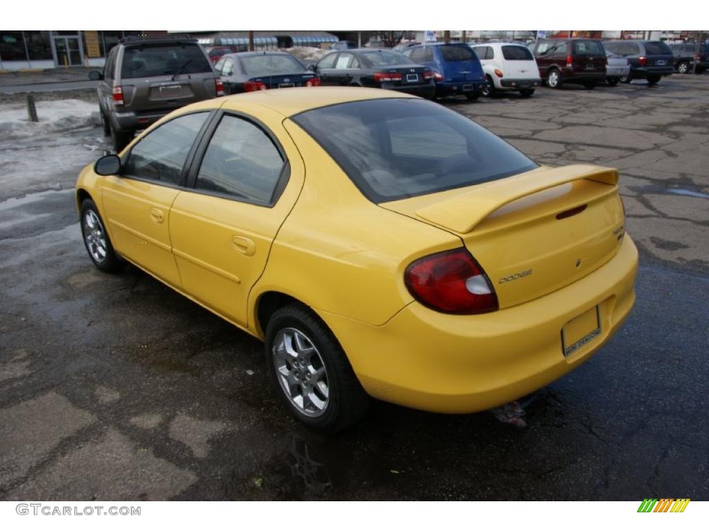 2002 Neon SXT - Solar Yellow / Dark Slate Gray photo #6