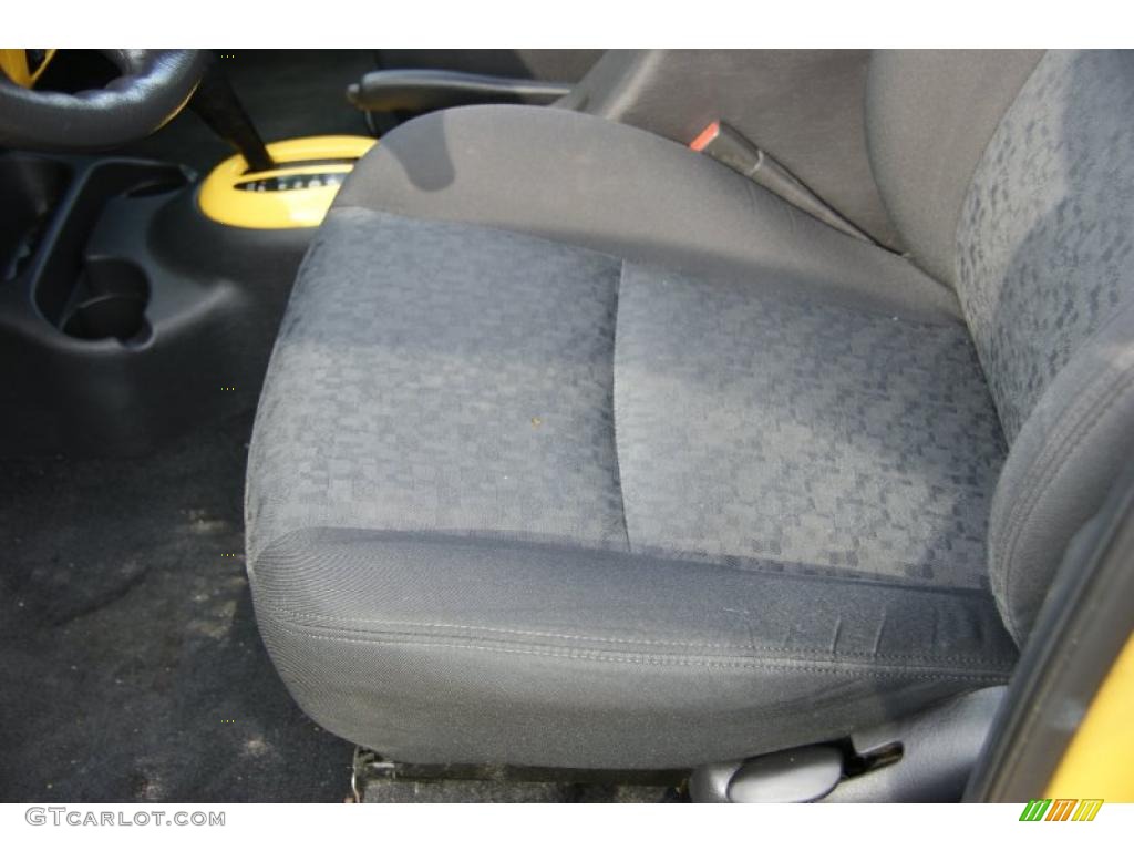 2002 Neon SXT - Solar Yellow / Dark Slate Gray photo #9