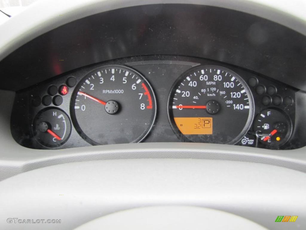 2011 Nissan Frontier S King Cab Gauges Photo #45576499