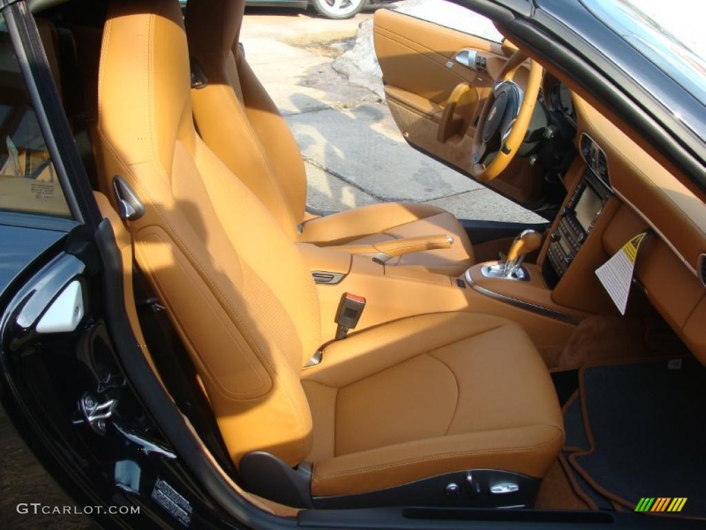 Natural Brown Interior 2011 Porsche 911 Carrera S Cabriolet Photo #45580539