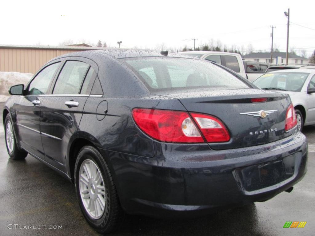Modern Blue Pearl 2007 Chrysler Sebring Limited Sedan Exterior Photo #45581675