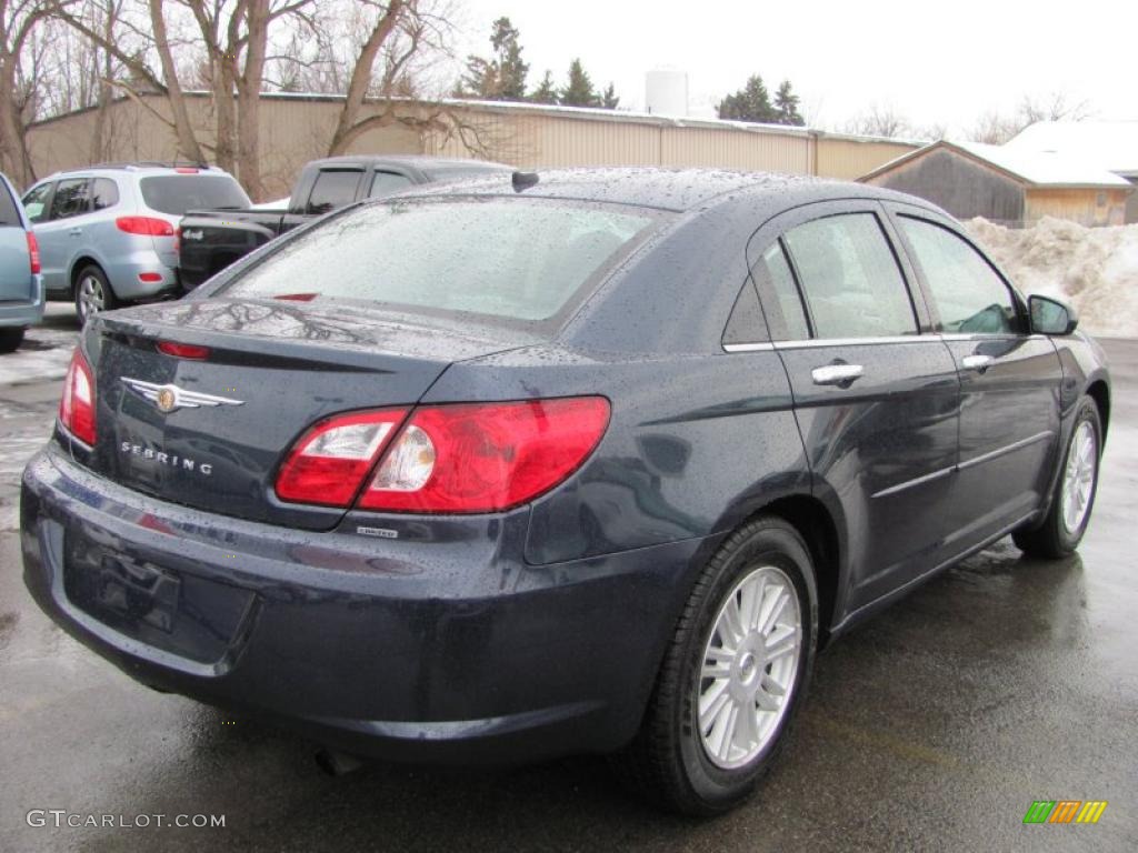 Modern Blue Pearl 2007 Chrysler Sebring Limited Sedan Exterior Photo #45581823
