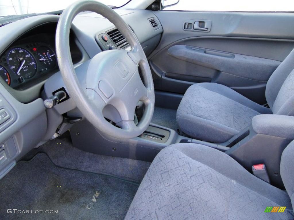 Gray Interior 2000 Honda Civic EX Coupe Photo #45583035