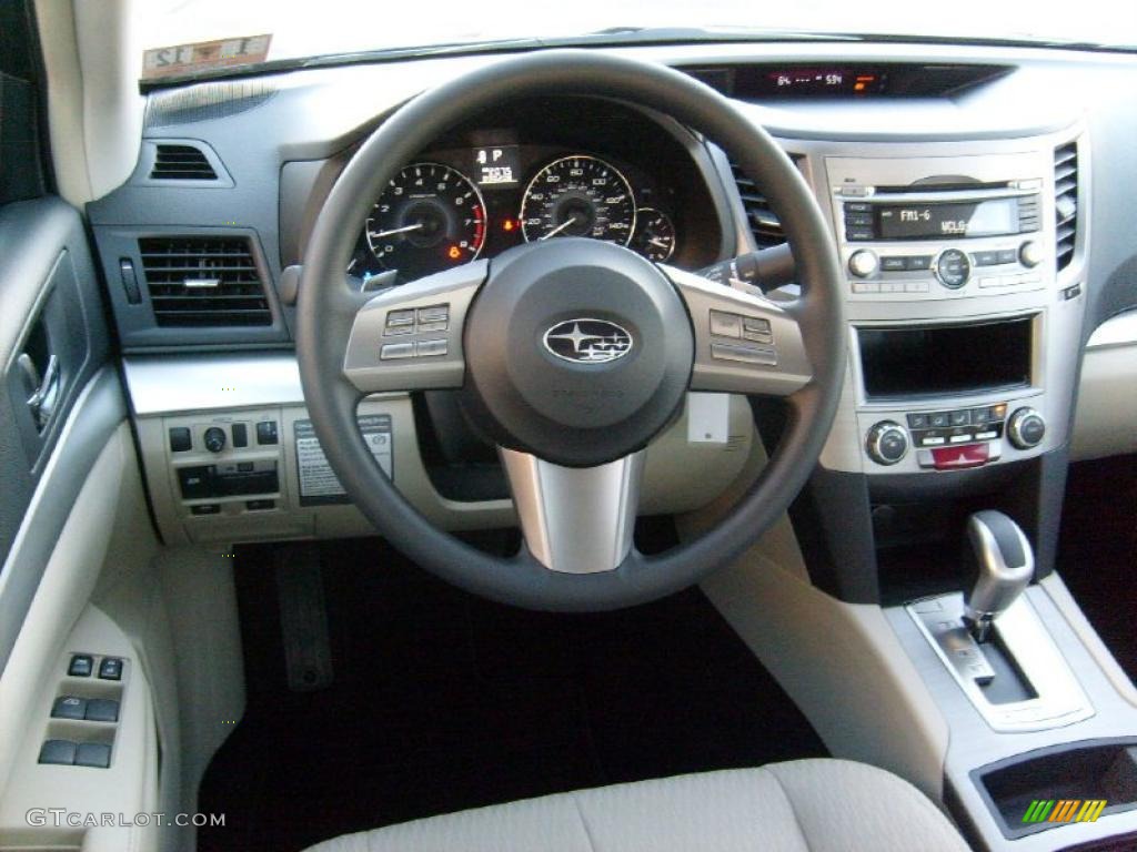 2011 Subaru Legacy 2.5i Warm Ivory Dashboard Photo #45584759