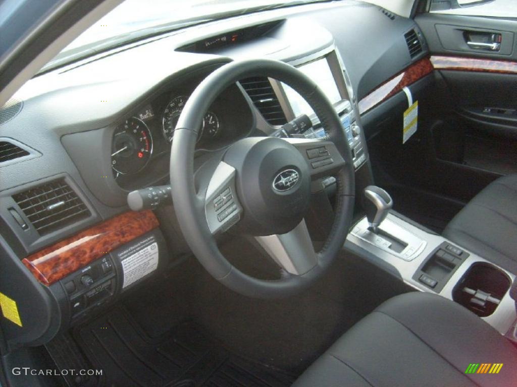 Off Black Interior 2011 Subaru Outback 3.6R Limited Wagon Photo #45585351