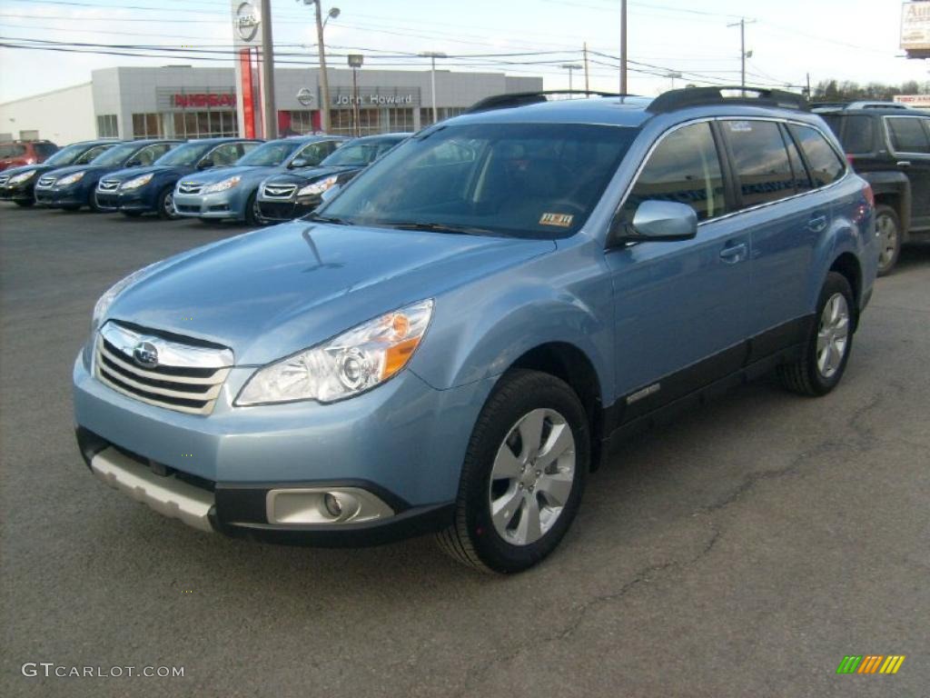 Sky Blue Metallic 2011 Subaru Outback 2.5i Limited Wagon Exterior Photo #45585567