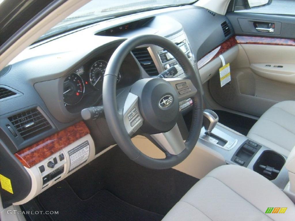Warm Ivory Interior 2011 Subaru Outback 2.5i Limited Wagon Photo #45585819