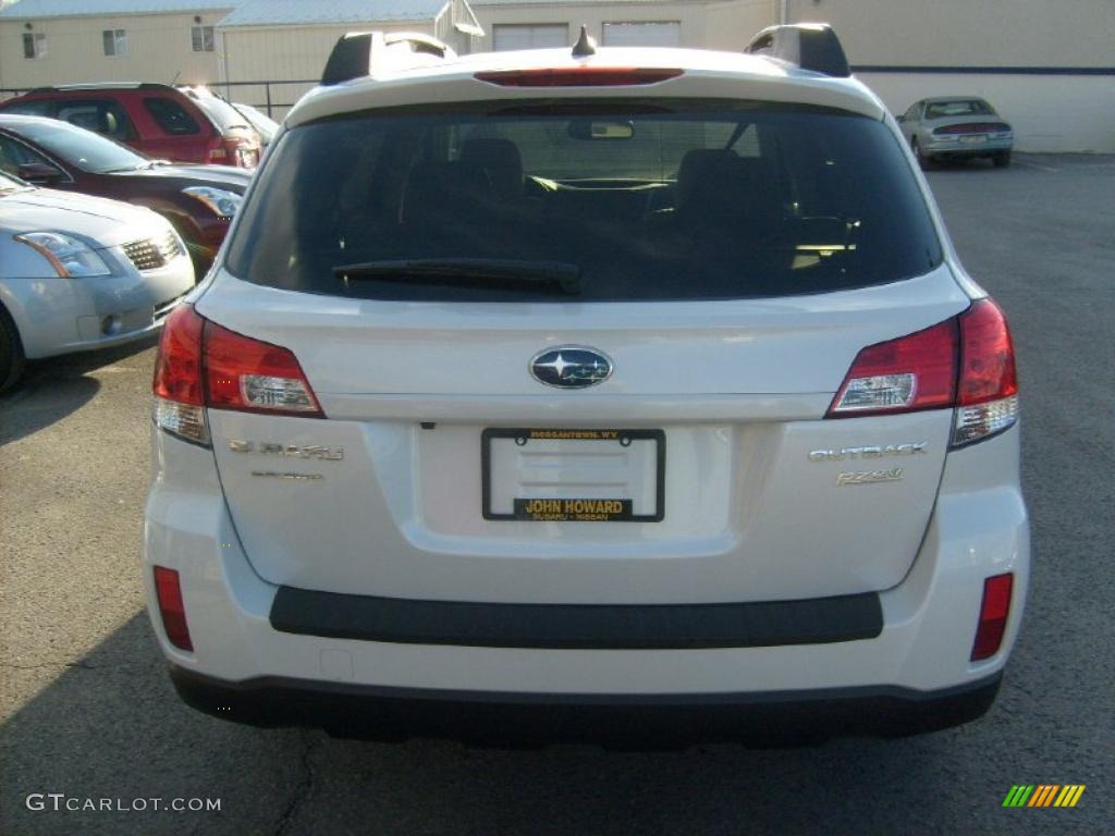 2011 Outback 2.5i Limited Wagon - Satin White Pearl / Warm Ivory photo #9