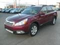 Ruby Red Pearl 2011 Subaru Outback 2.5i Limited Wagon Exterior