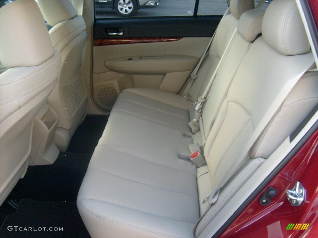 Warm Ivory Interior 2011 Subaru Outback 2.5i Limited Wagon Photo #45586171