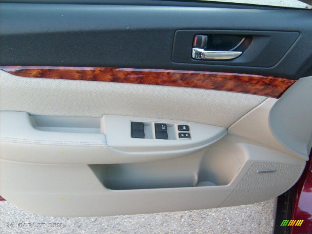 2011 Outback 2.5i Limited Wagon - Ruby Red Pearl / Warm Ivory photo #13