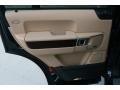 Sand/Jet Black 2010 Land Rover Range Rover HSE Door Panel