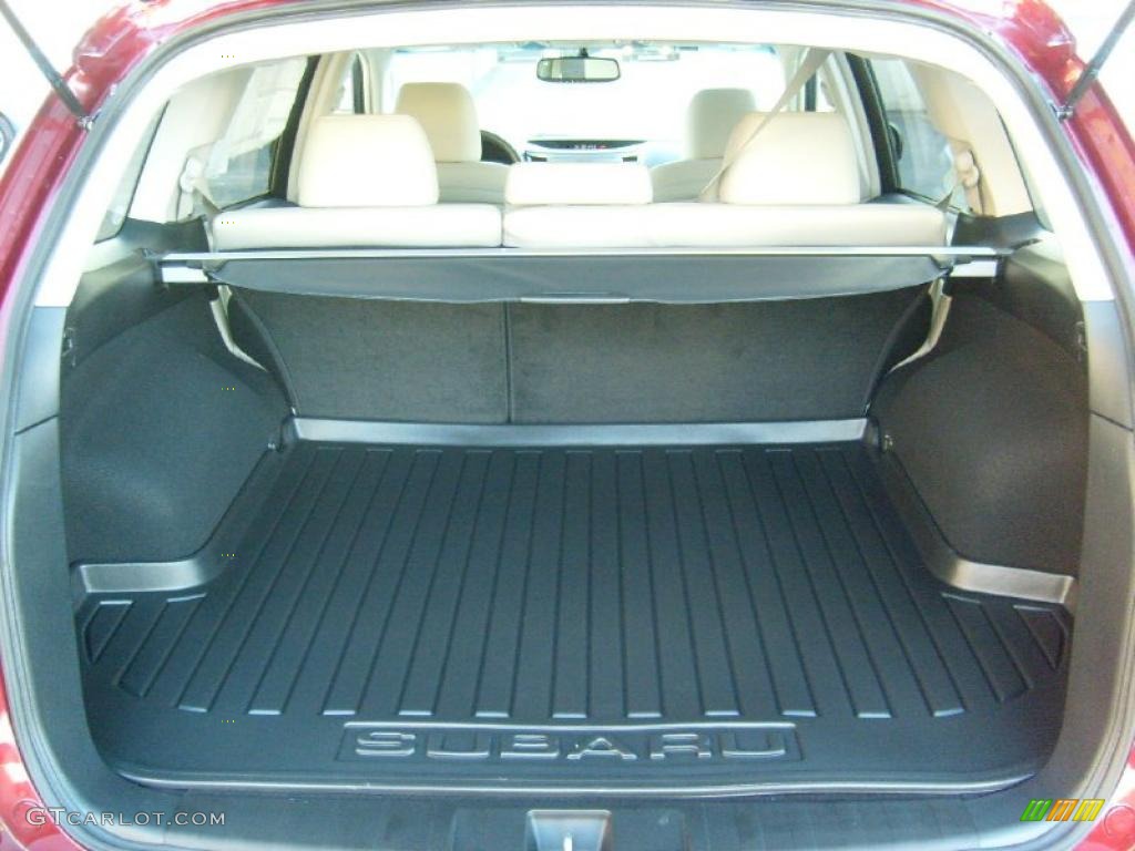 2011 Outback 2.5i Limited Wagon - Ruby Red Pearl / Warm Ivory photo #15