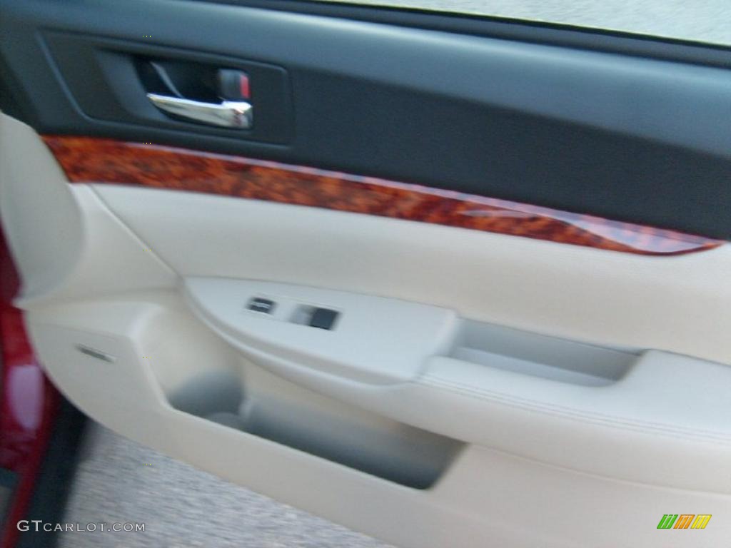 2011 Outback 2.5i Limited Wagon - Ruby Red Pearl / Warm Ivory photo #18