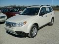 Satin White Pearl 2011 Subaru Forester 2.5 X Exterior