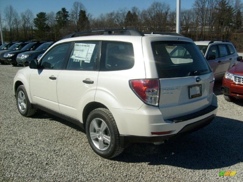 Satin White Pearl 2011 Subaru Forester 2.5 X Exterior Photo #45586891