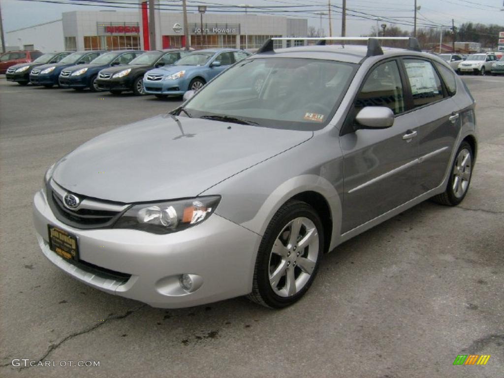 Steel Silver Metallic 2011 Subaru Impreza Outback Sport Wagon Exterior Photo #45587731