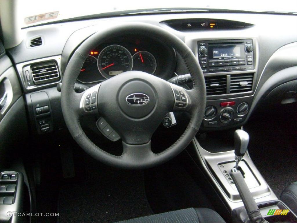 2011 Subaru Impreza Outback Sport Wagon Carbon Black Dashboard Photo #45587795