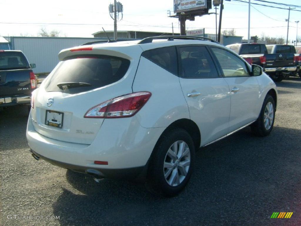 2011 Murano SL AWD - Glacier White Pearl / Beige photo #9