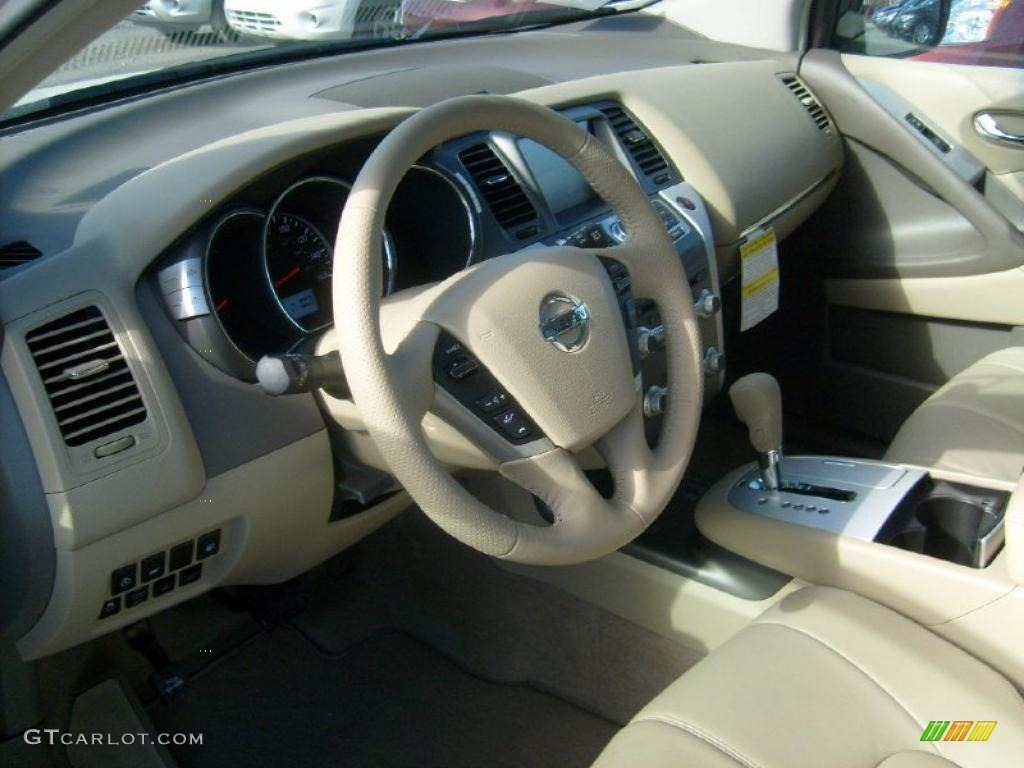 Beige Interior 2011 Nissan Murano SL AWD Photo #45588147