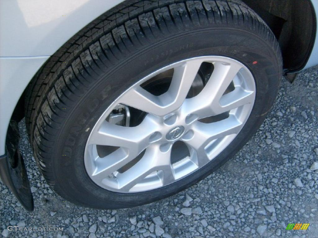 2011 Rogue SV AWD - Frosted Steel Metallic / Gray photo #11