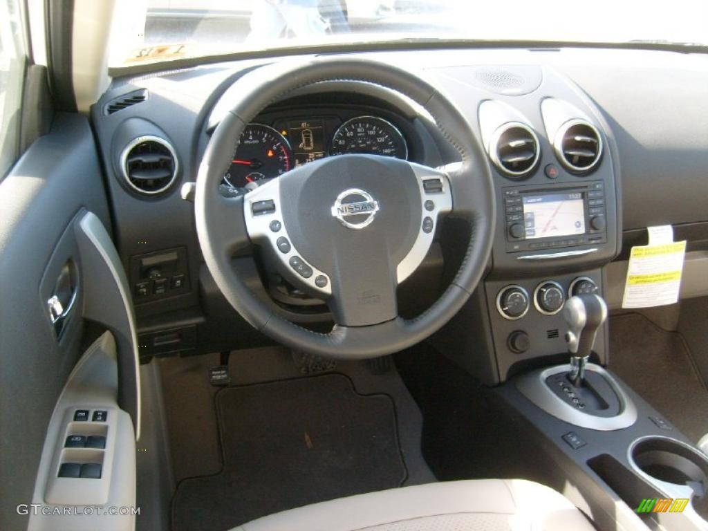 2011 Nissan Rogue SV AWD Gray Dashboard Photo #45588671