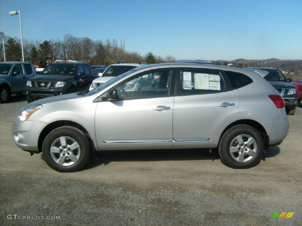 Silver Ice Metallic 2011 Nissan Rogue S AWD Exterior Photo #45588711