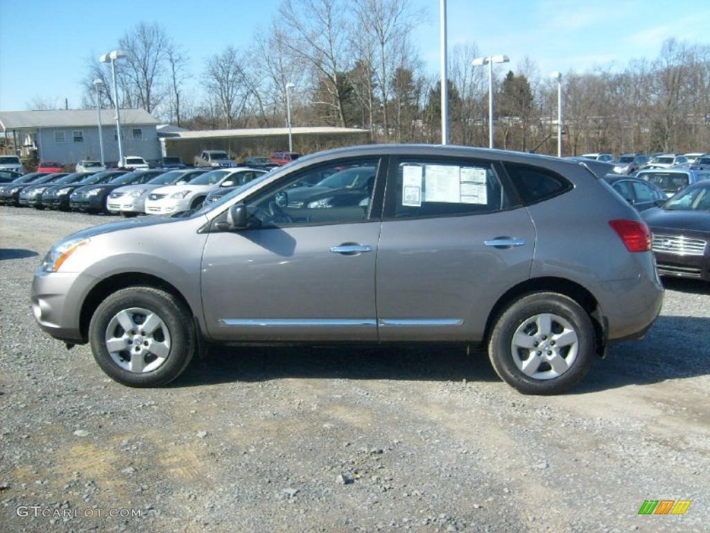 2011 Rogue S AWD - Platinum Graphite / Black photo #2