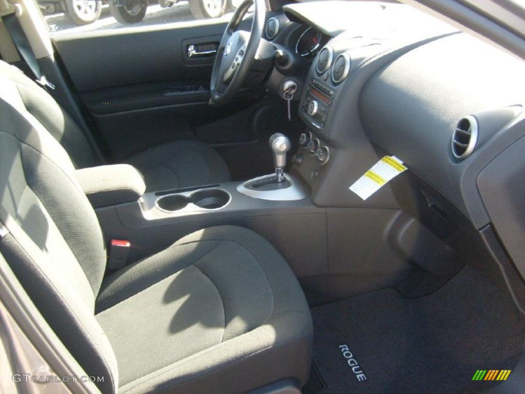 2011 Rogue S AWD - Platinum Graphite / Black photo #5