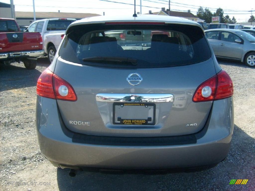 2011 Rogue S AWD - Platinum Graphite / Black photo #8