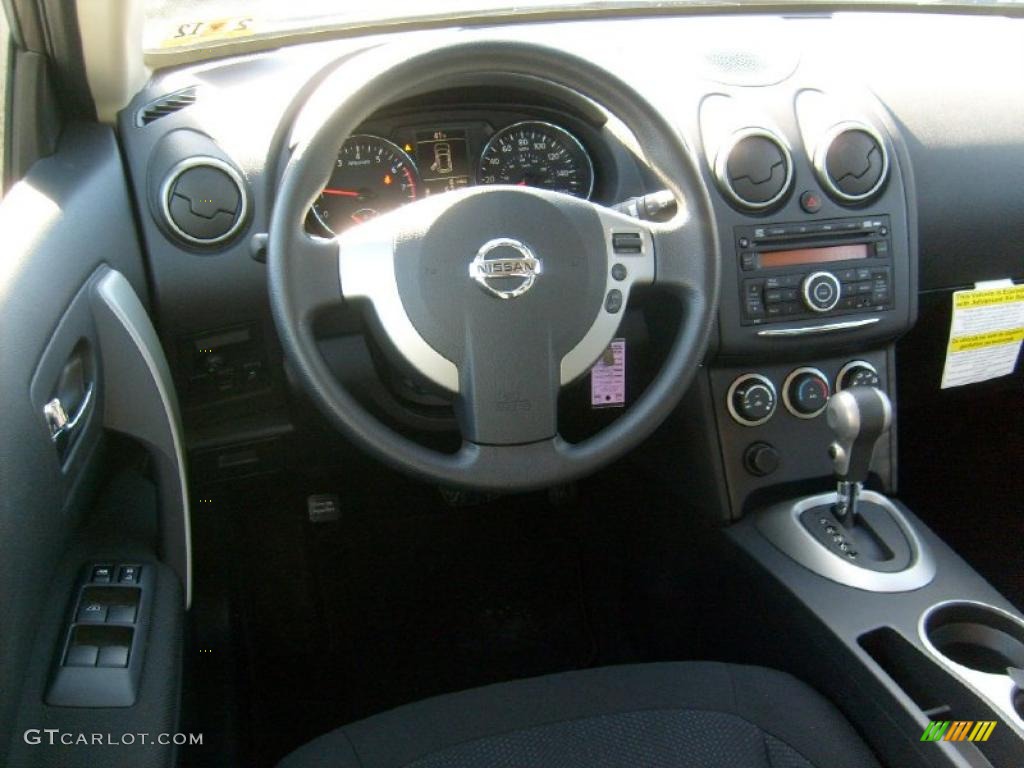 2011 Nissan Rogue S AWD Black Dashboard Photo #45589043