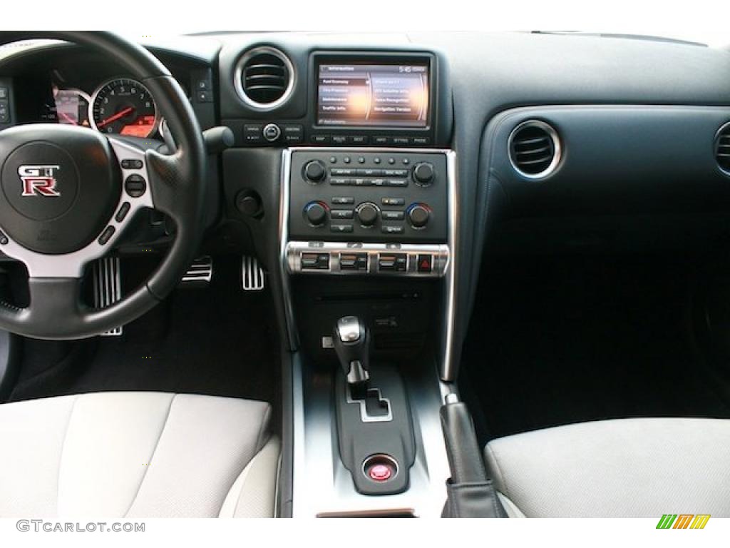 2010 Nissan GT-R Premium Gray Dashboard Photo #45589071
