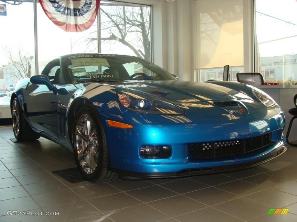 2011 Corvette Grand Sport Coupe - Jetstream Blue Tintcoat Metallic / Ebony Black/Titanium photo #1