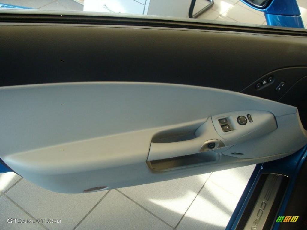 2011 Chevrolet Corvette Grand Sport Coupe Ebony Black/Titanium Door Panel Photo #45589295