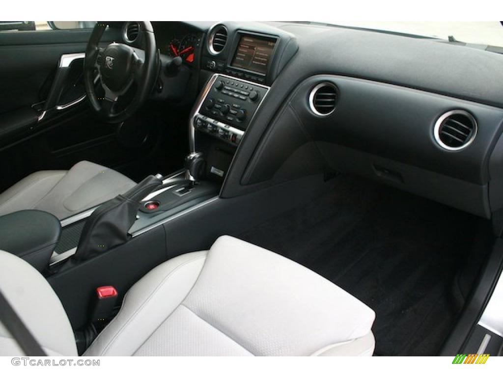 2010 Nissan GT-R Premium Gray Dashboard Photo #45589444