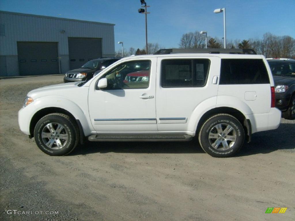 Avalanche White 2011 Nissan Pathfinder Silver 4x4 Exterior Photo #45589587