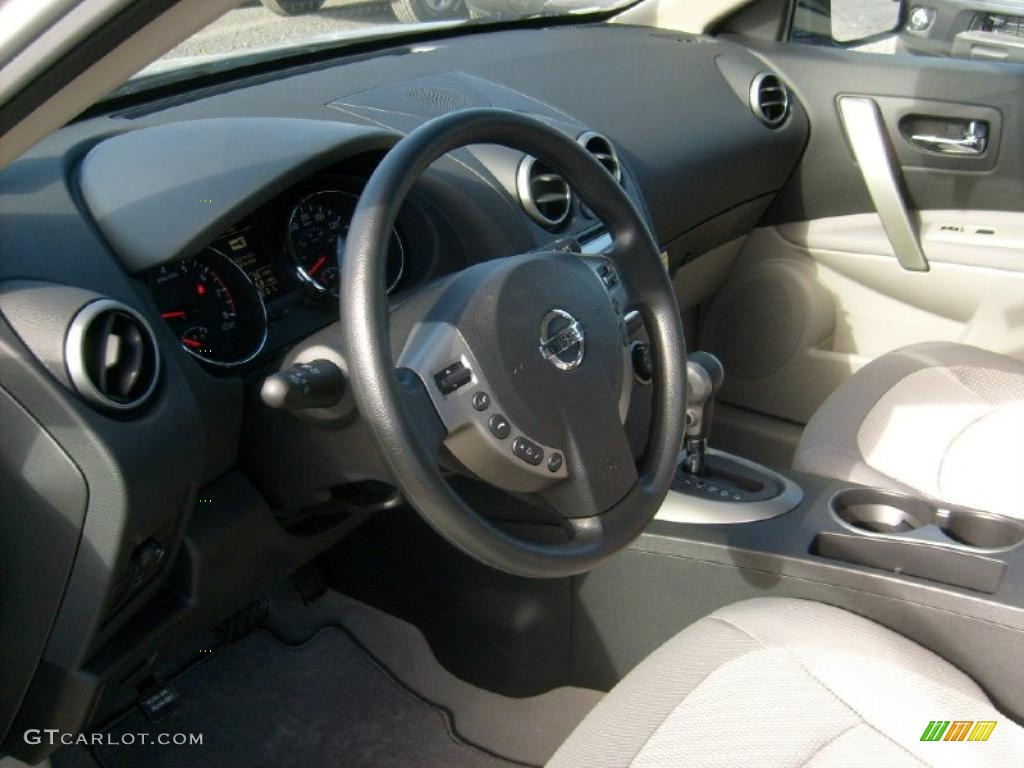 Gray Interior 2011 Nissan Rogue SV AWD Photo #45590087