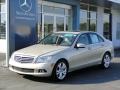 2010 Pearl Beige Metallic Mercedes-Benz C 300 Luxury  photo #1