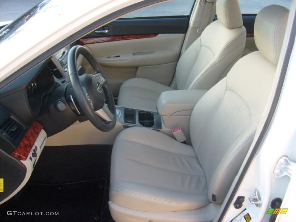 Warm Ivory Interior 2010 Subaru Legacy 3.6R Limited Sedan Photo #45592543