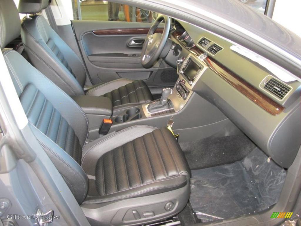 Black Interior 2012 Volkswagen CC Lux Plus Photo #45592603