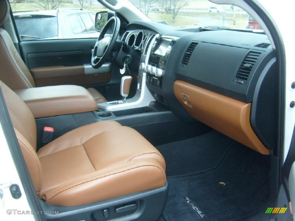 Red Rock Interior 2007 Toyota Tundra Limited Double Cab 4x4