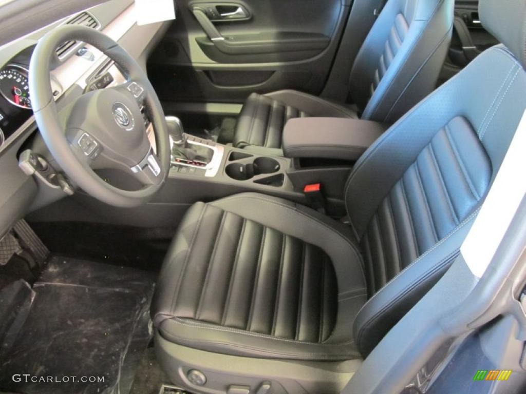 Black Interior 2012 Volkswagen CC Lux Photo #45592999