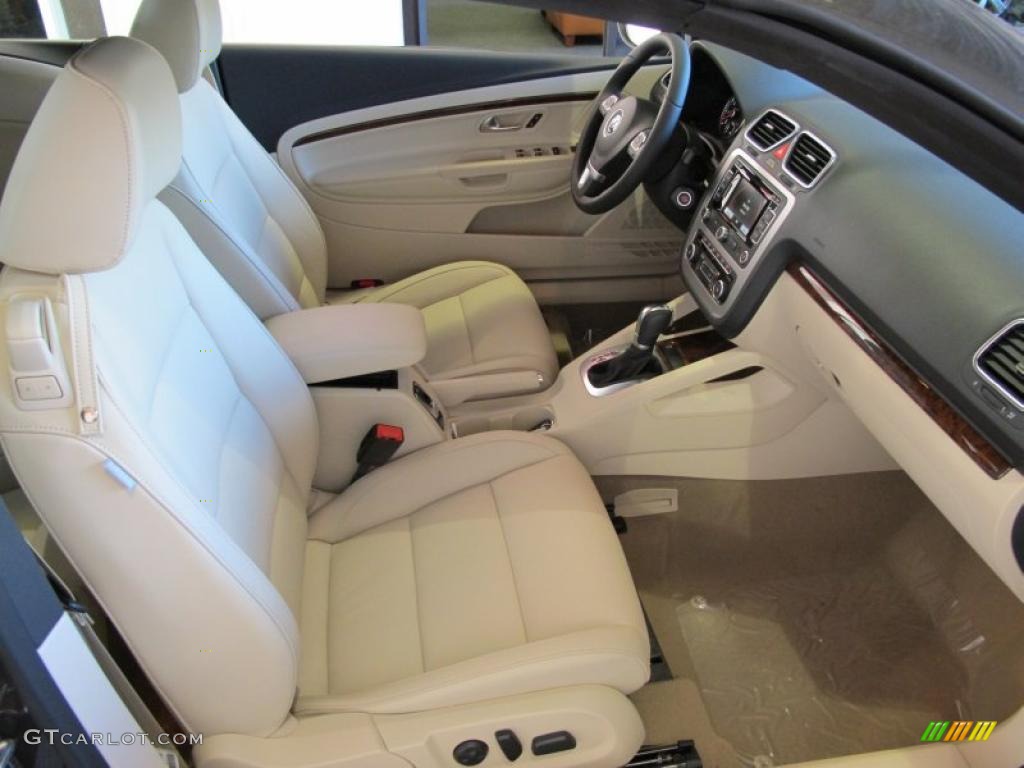 Cornsilk Beige Interior 2012 Volkswagen Eos Lux Photo #45593159