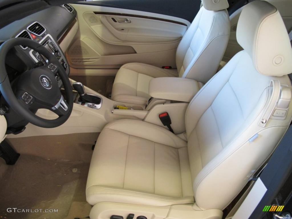 Cornsilk Beige Interior 2012 Volkswagen Eos Lux Photo #45593175