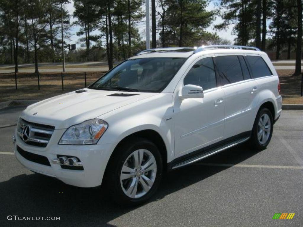 Diamond White Metallic 2011 Mercedes-Benz GL 350 Blutec 4Matic Exterior Photo #45593359